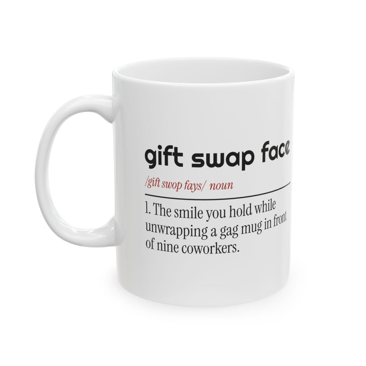 Funny White Elephant Coffee Mug Gift Swap Face Dictionary For Gift Swaps