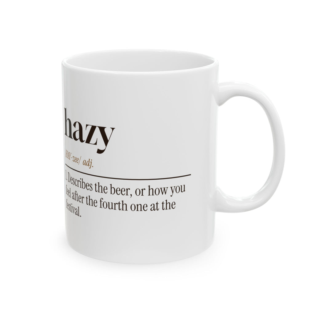 Hazy See: Fourth Beer Coffee Mug For Dad