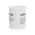 Funny Hairstylist Coffee Mug Salon Therapy Dictionary Definition