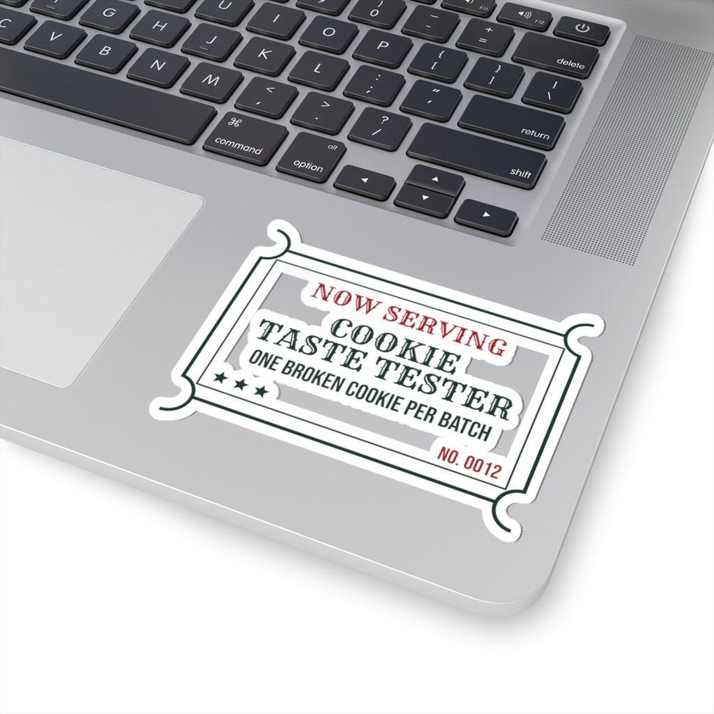 Funny Christmas Sticker Cookie Taste Tester One Per Batch For Bakers