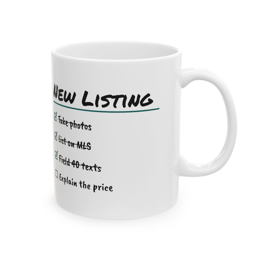 Real Estate Agent Coffee Mug Explain The Price