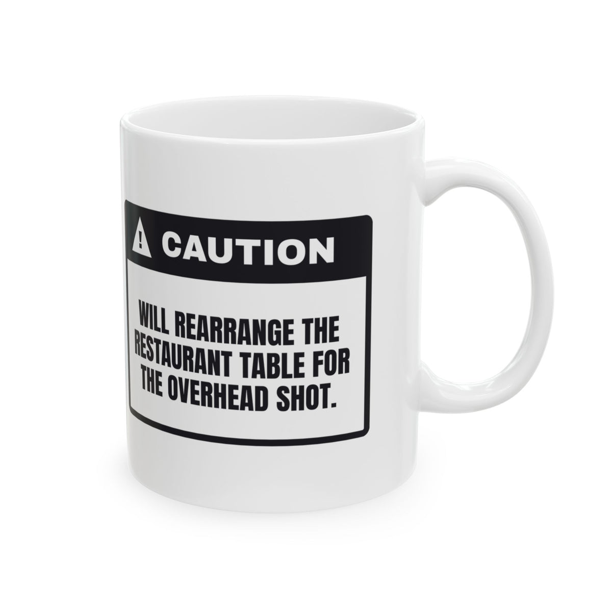Funny Photography Coffee Mug Rearranges The Table For The Shot