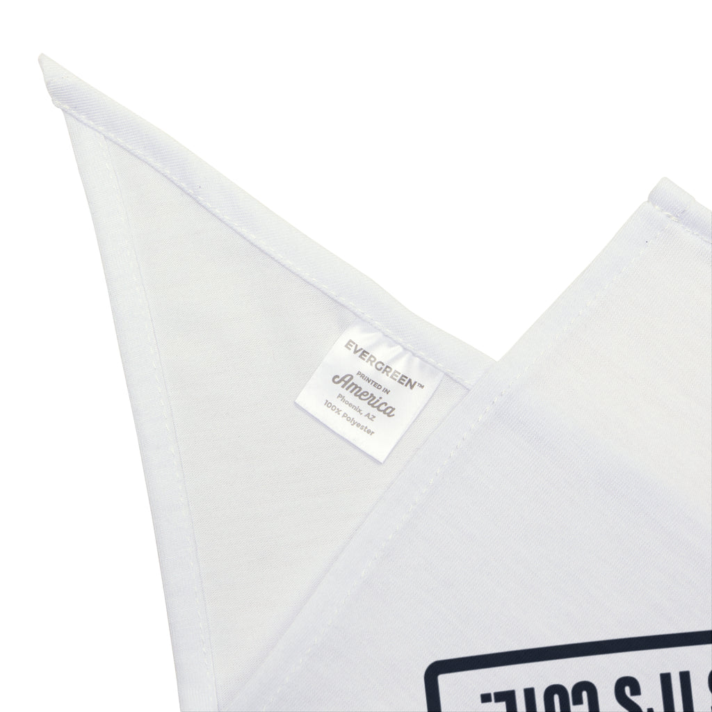 Funny Dog Dad Warning Label Dog Bandana For Dog Owners