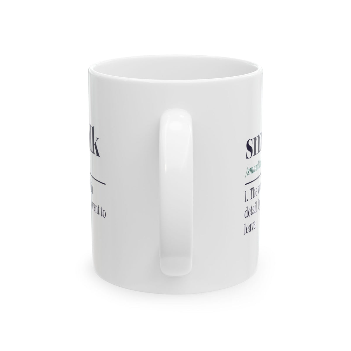 Funny Introvert Coffee Mug Small Talk Definition
