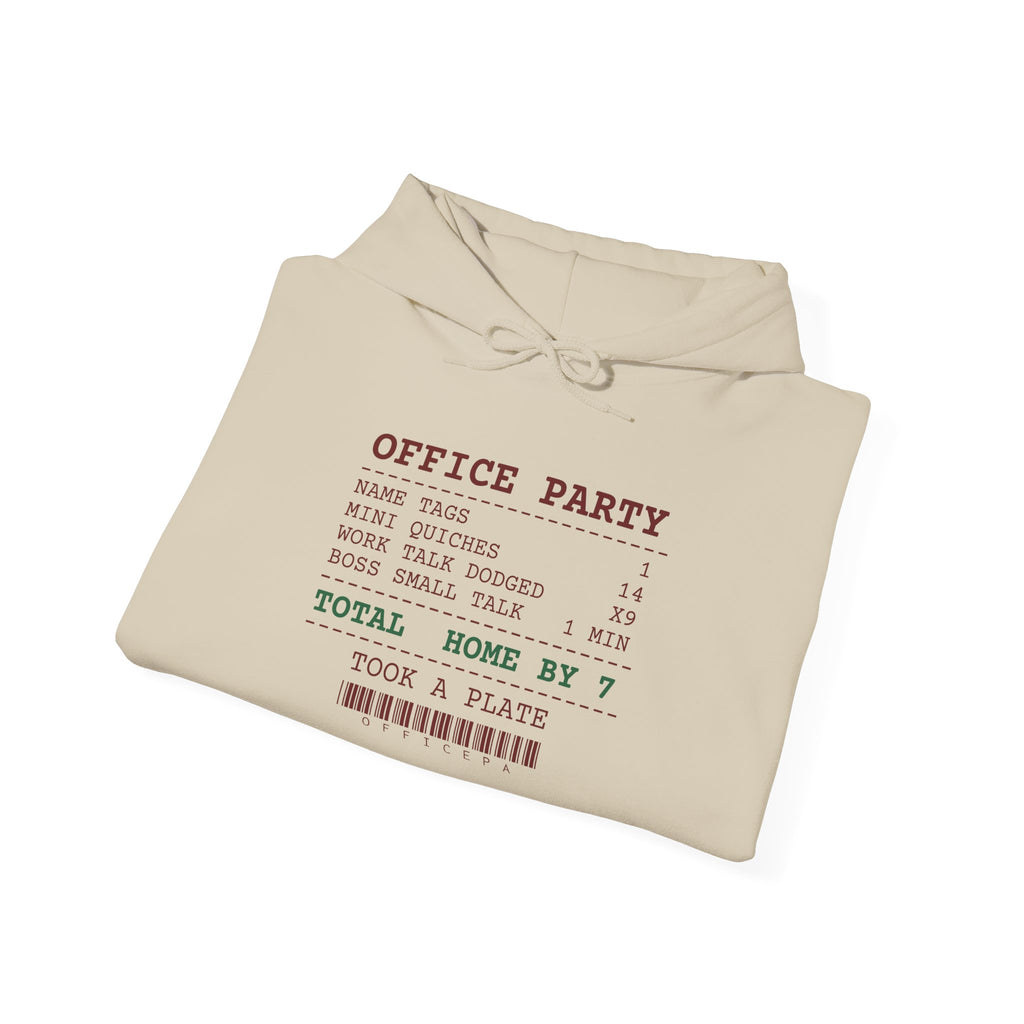 Funny Christmas Coworker Hoodie Mini Quiches 14 Office Party Receipt