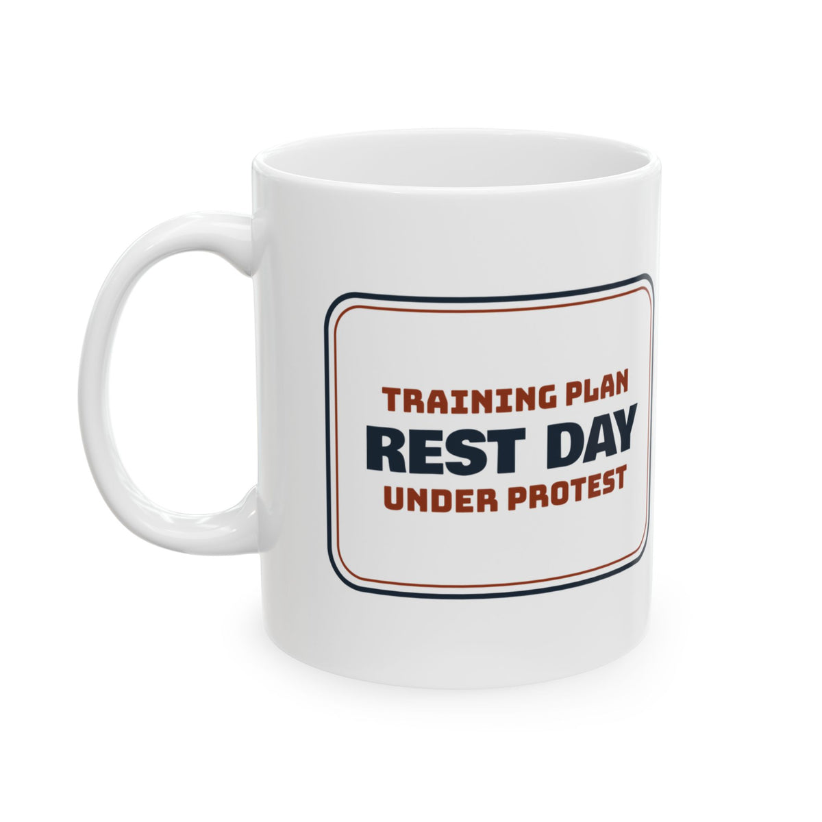 Funny Runner Coffee Mug Rest Day Under Protest