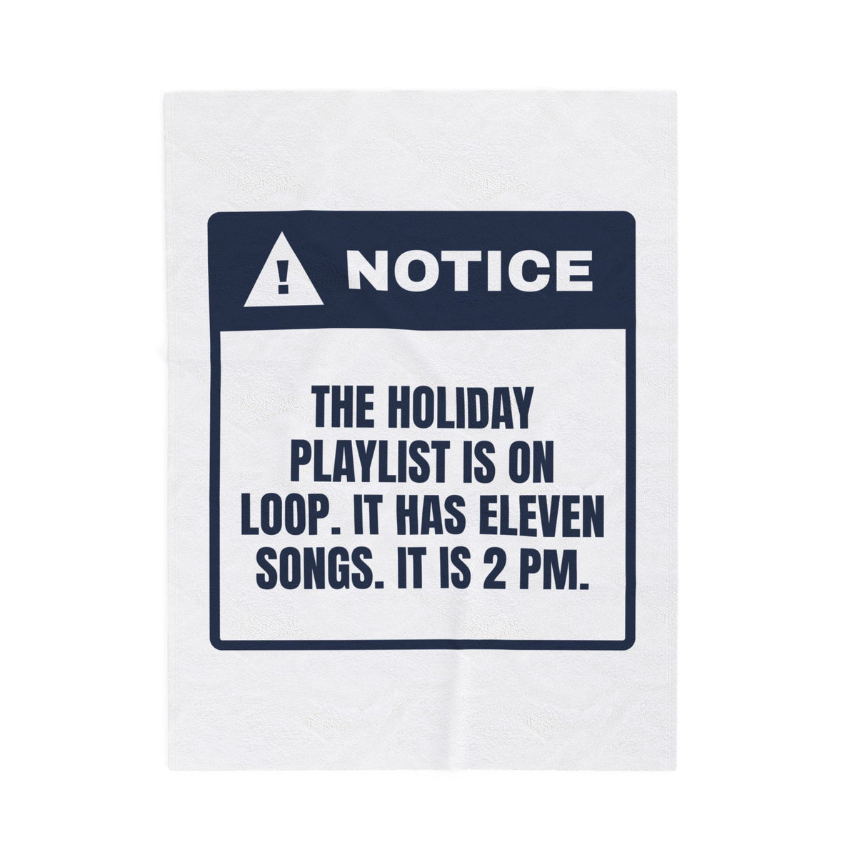 Funny Office Christmas Throw Blanket Office Playlist Eleven Songs Notice