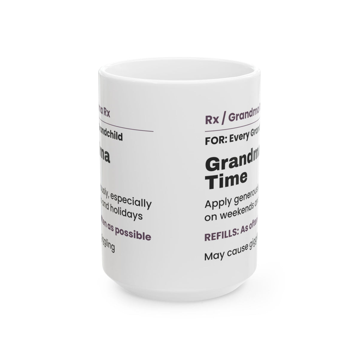 Funny Grandma Prescription Coffee Mug Grandma Time For Grandma