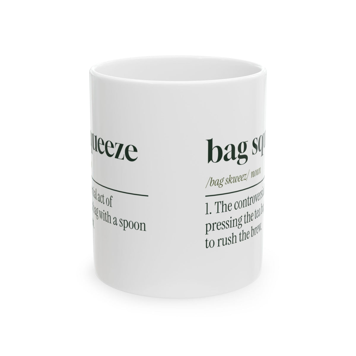 Funny Tea Lover Coffee Mug Bag Squeeze Dictionary Definition For Tea