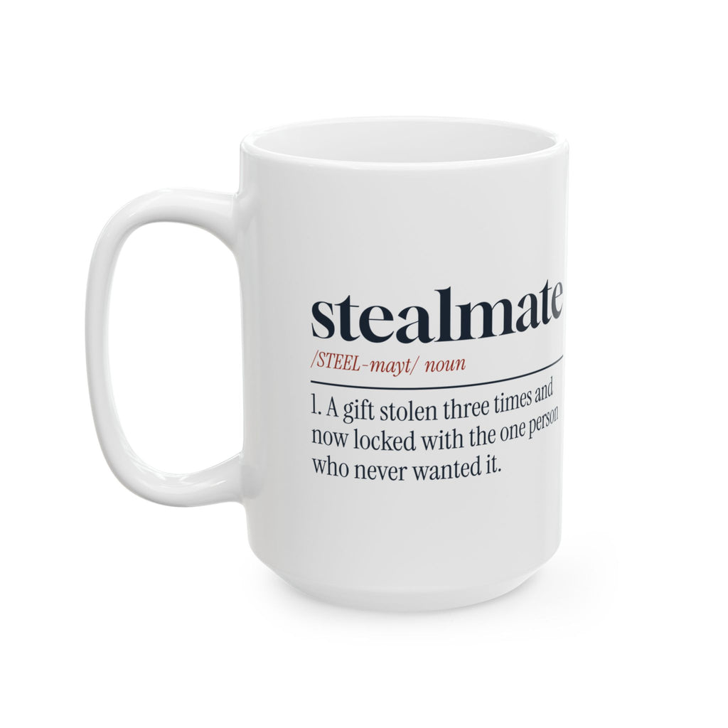 Funny White Elephant Coffee Mug Stealmate Locked With The Wrong Person