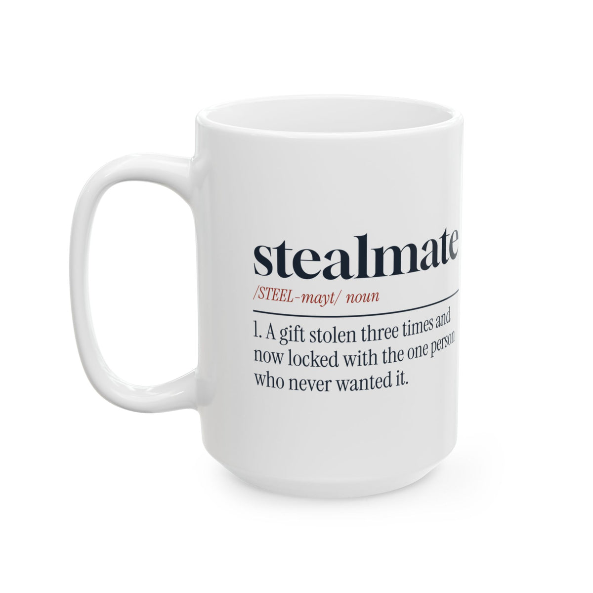 Funny White Elephant Coffee Mug Stealmate Locked With The Wrong Person