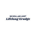 Funny White Elephant Sticker 25 Dollar Limit Lifelong Grudge