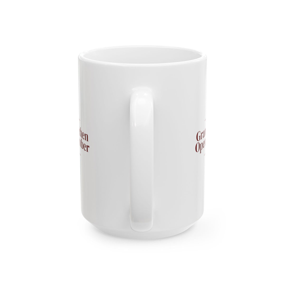 Christmas Coffee Mug For Grandma Grandma's Kitchen Open All December