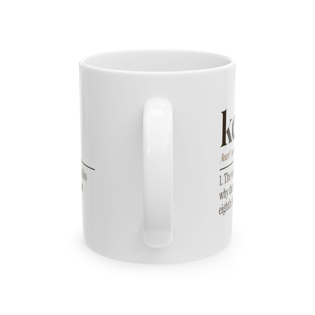 Funny Carpenter Coffee Mug Kerf Definition For Carpenters
