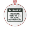 Funny Christmas Ornament One At A Time Everyone Watches