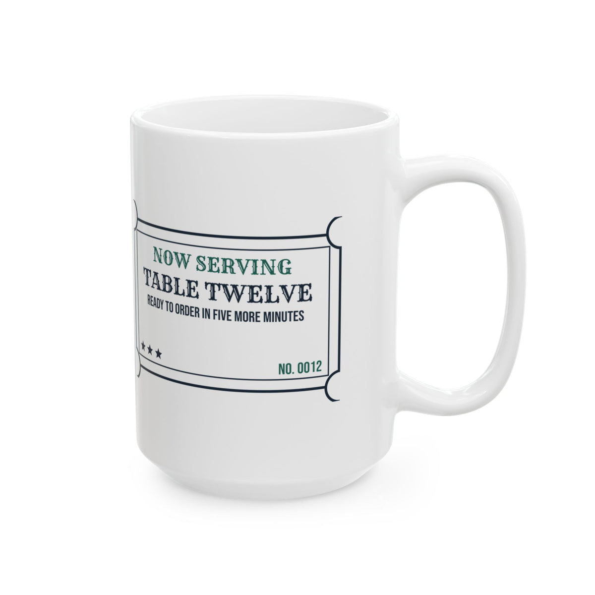 Funny Server Coffee Mug Ready To Order Five More Minutes