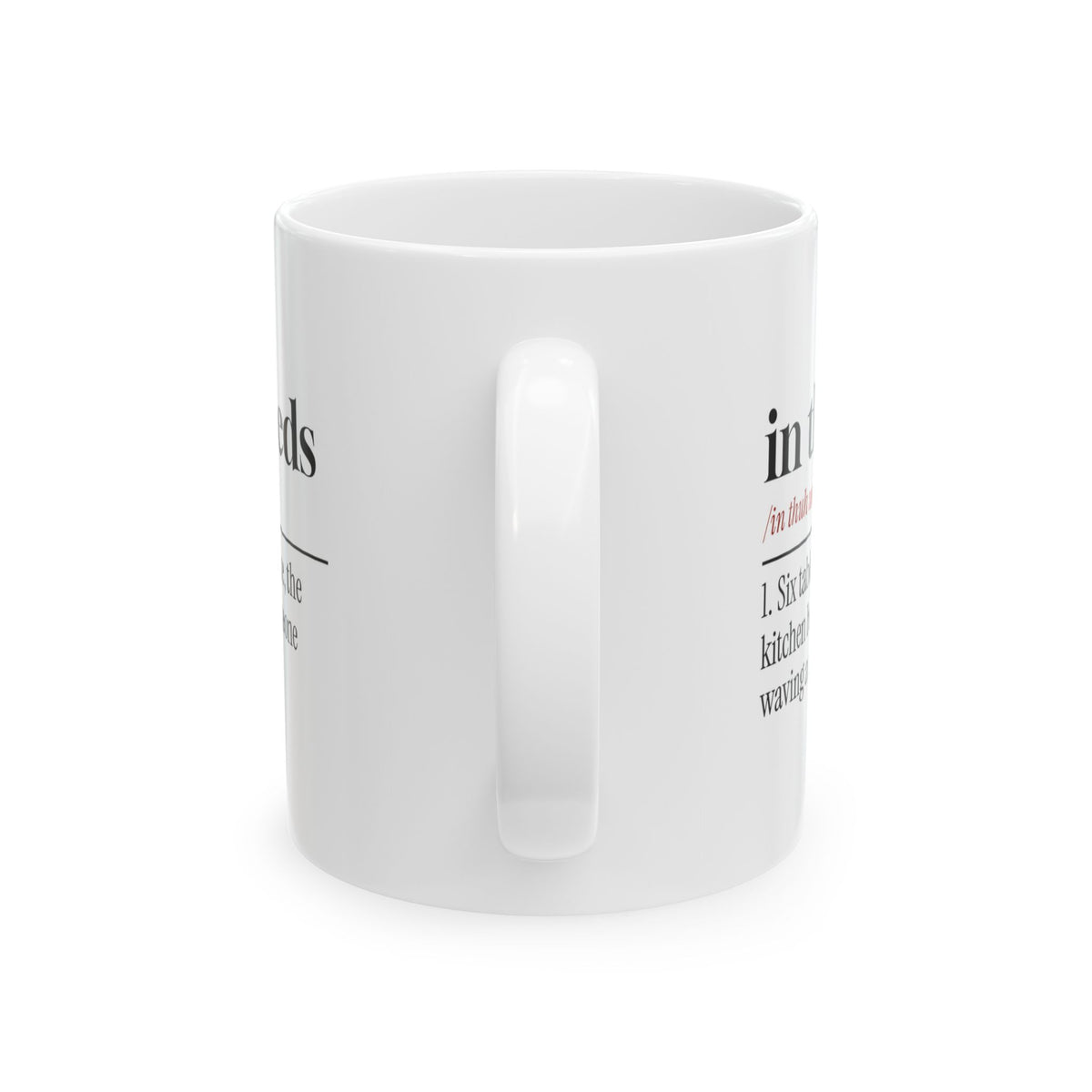 Funny Waitress Coffee Mug In The Weeds Dictionary Definition