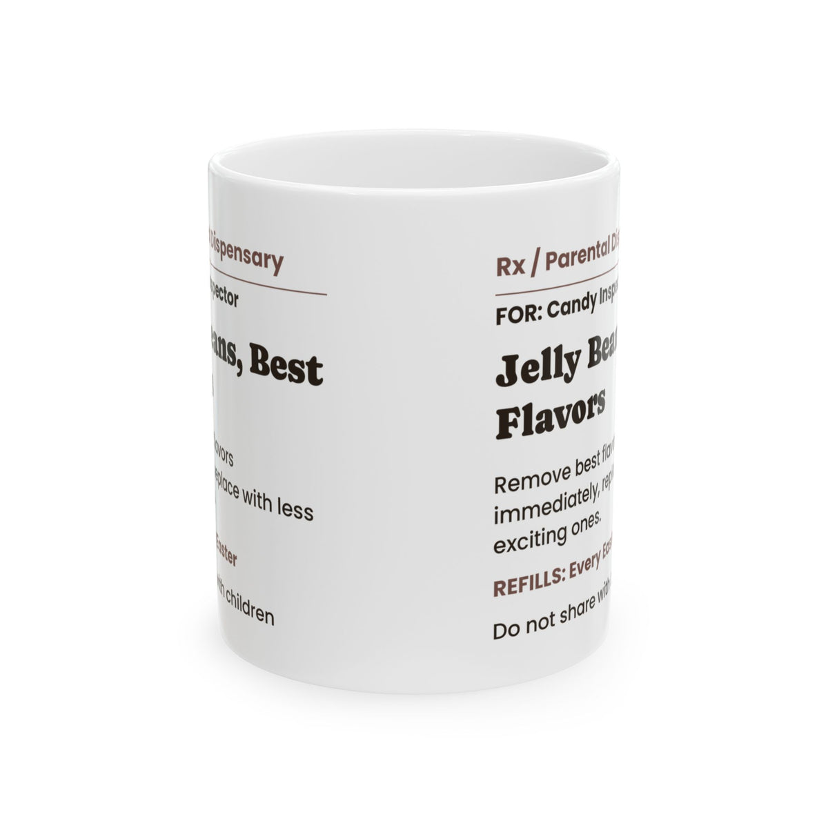 Funny Easter Jelly Bean Prescription Coffee Mug For Parents
