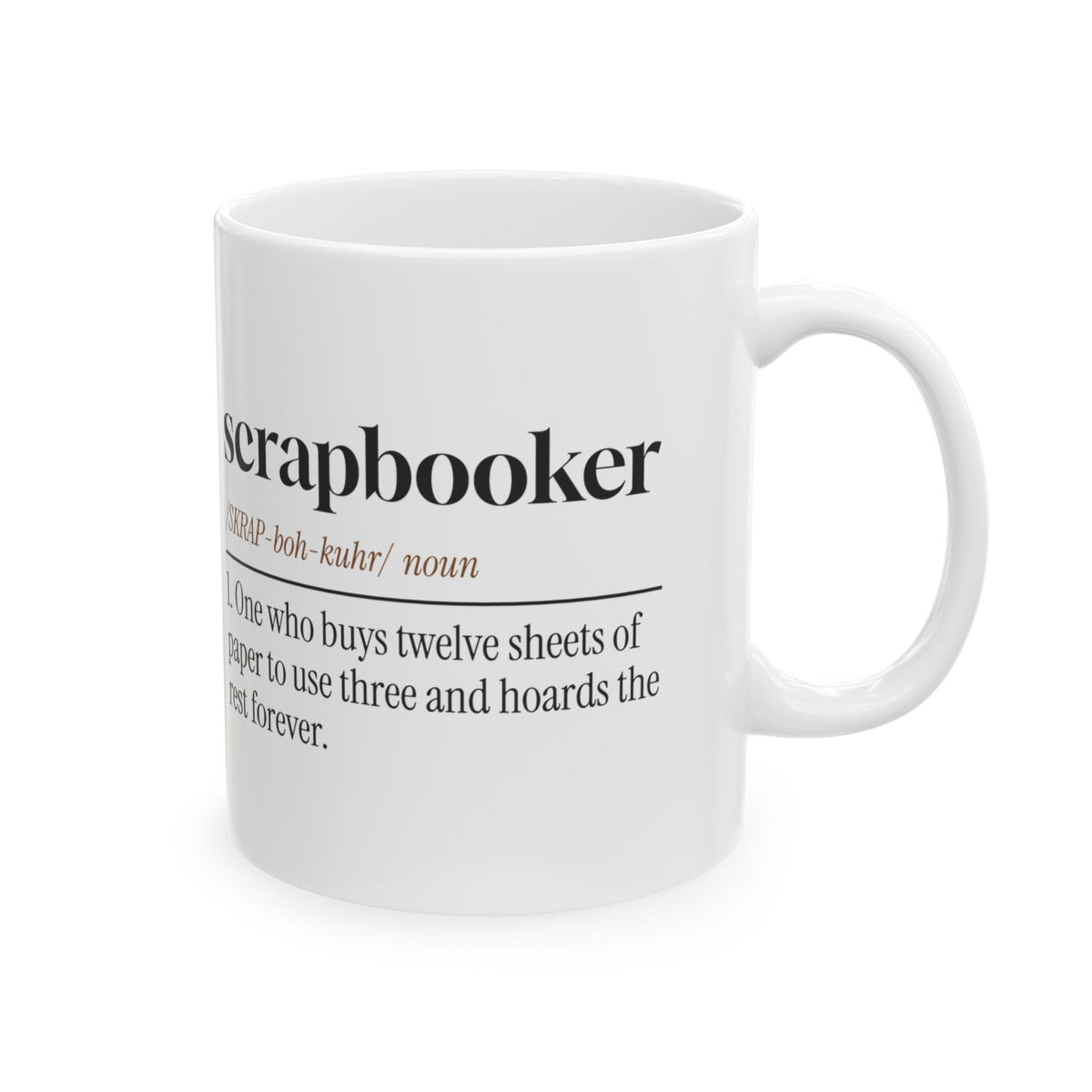 Scrapbooker Definition Coffee Mug For Crafters
