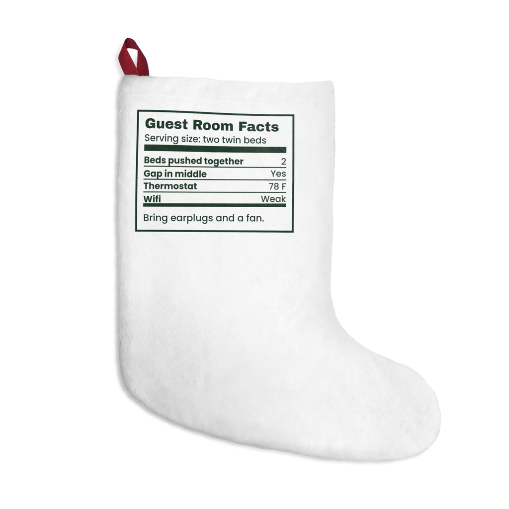 Funny Christmas In Laws Christmas Stocking Guest Room Nutrition Facts