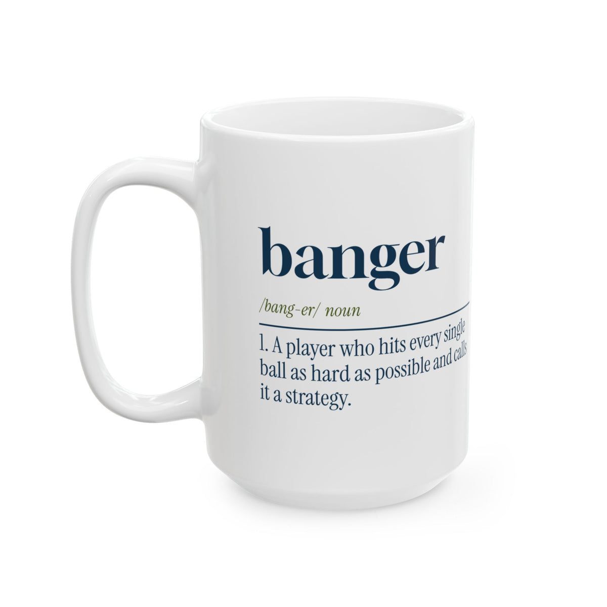 Funny Pickleball Coffee Mug Banger Definition For Pickleball Players