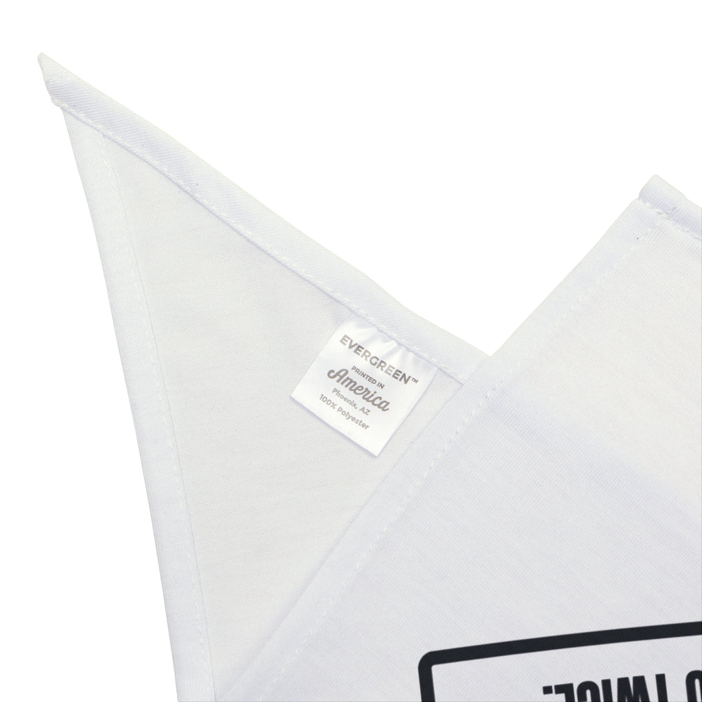 Funny Welding Dog Bandana Caution Don't Watch the Arc I Told You Twice