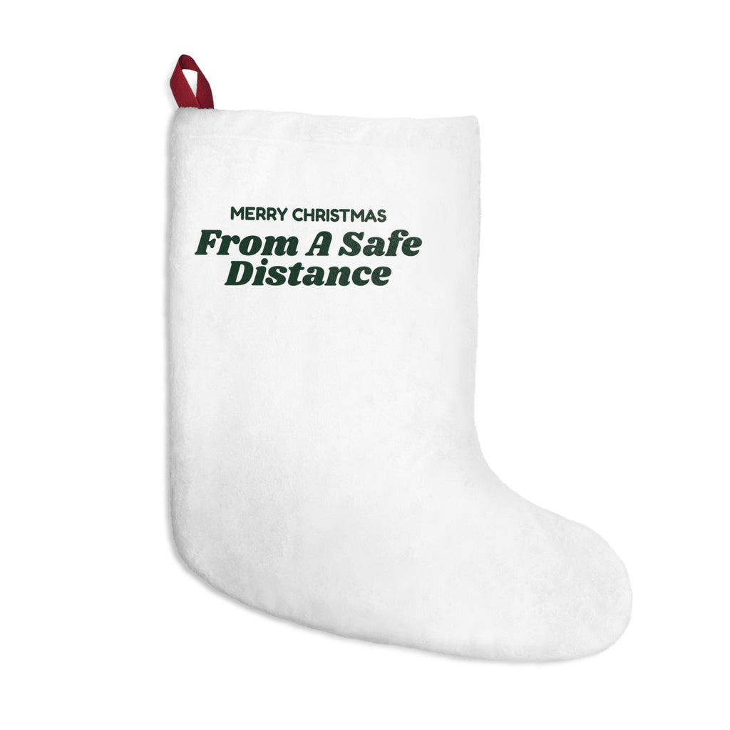 Funny Introvert Christmas Stocking Merry Christmas From A Safe
