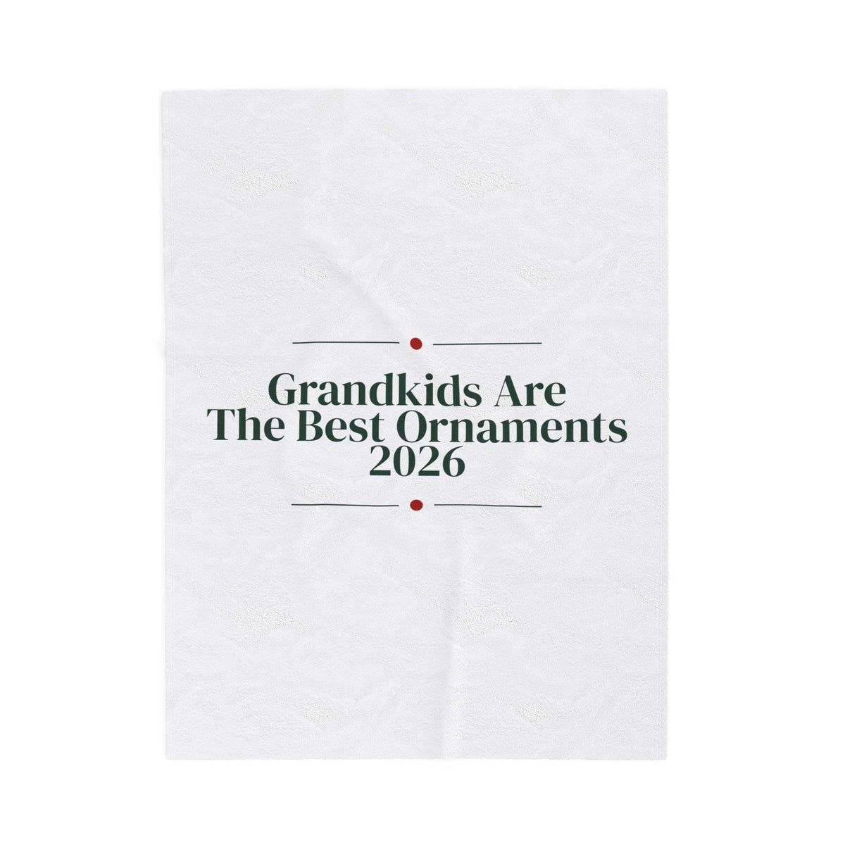 Grandparents Christmas Throw Blanket Grandkids Are The Best Ornaments