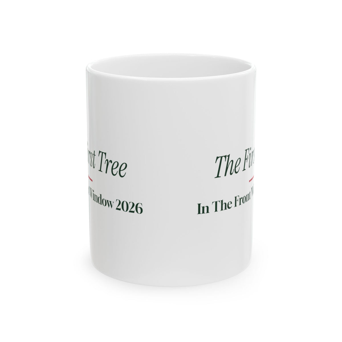 Christmas Coffee Mug The First Tree In The Front Window 2026 Keepsake