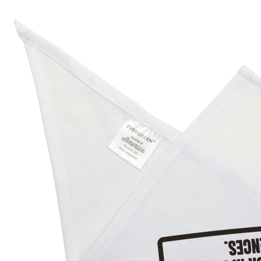 Funny German Shepherd Dog Bandana Says No Back In Full Sentences