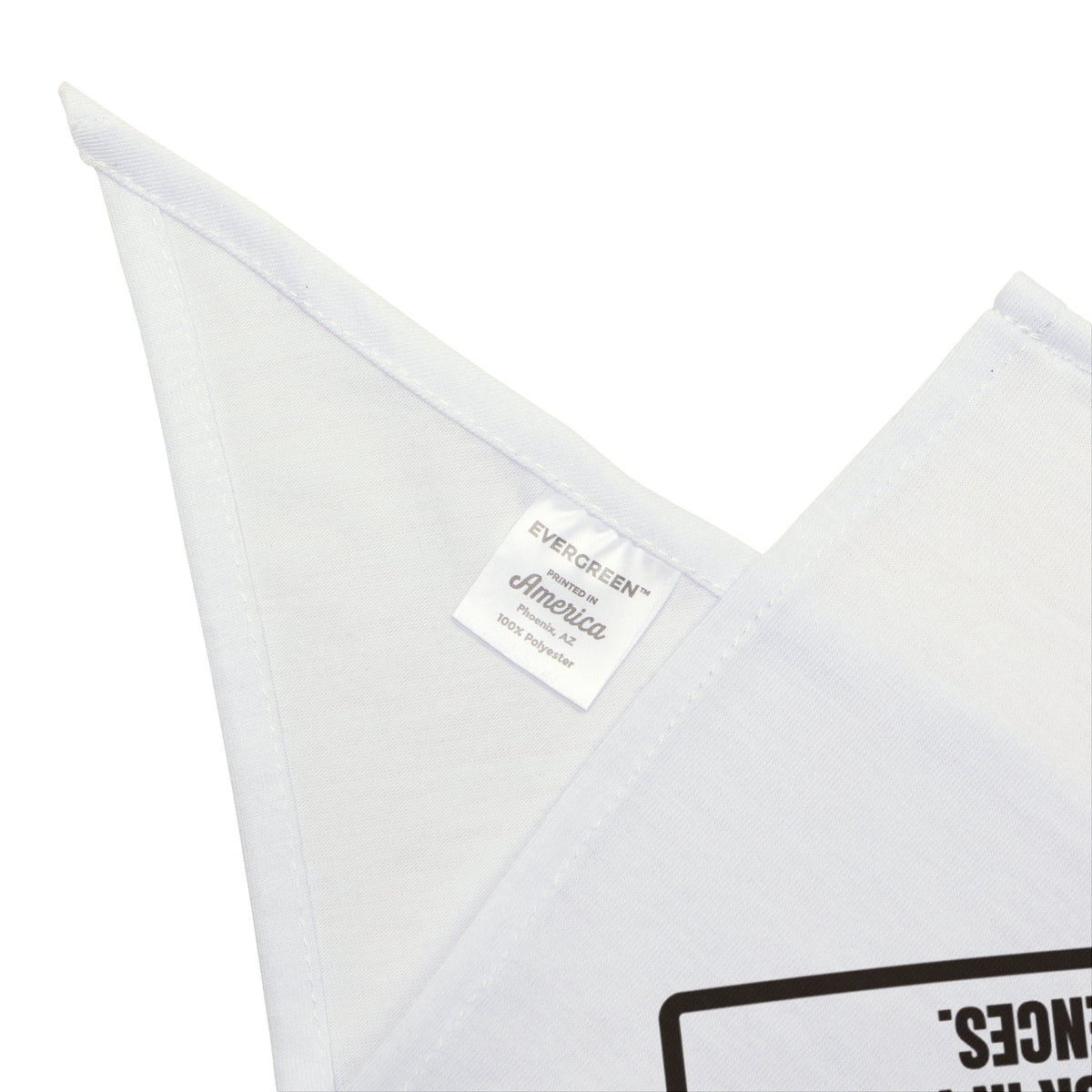 Funny German Shepherd Dog Bandana Says No Back In Full Sentences