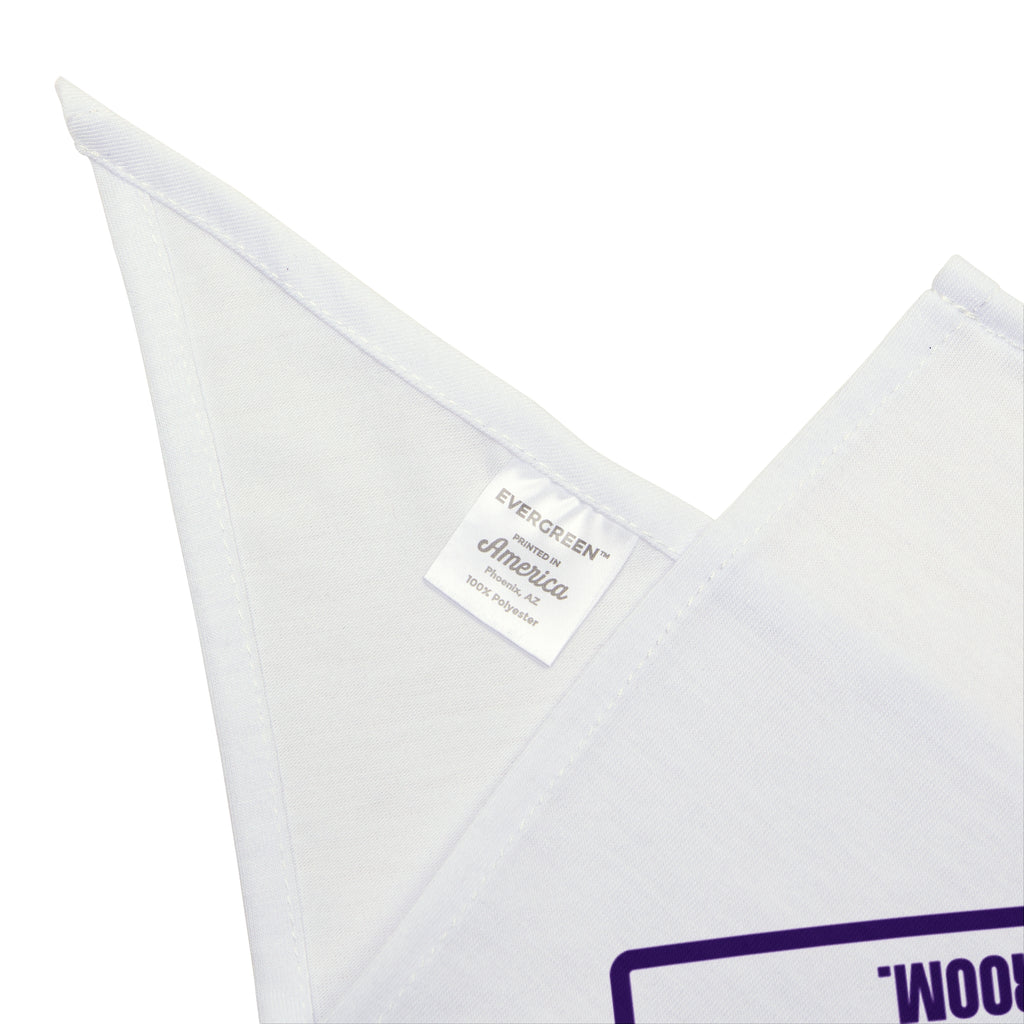 Funny Cheer Mom Dog Bandana Hotel Bathroom Four-Minute Bun For Cheer Moms