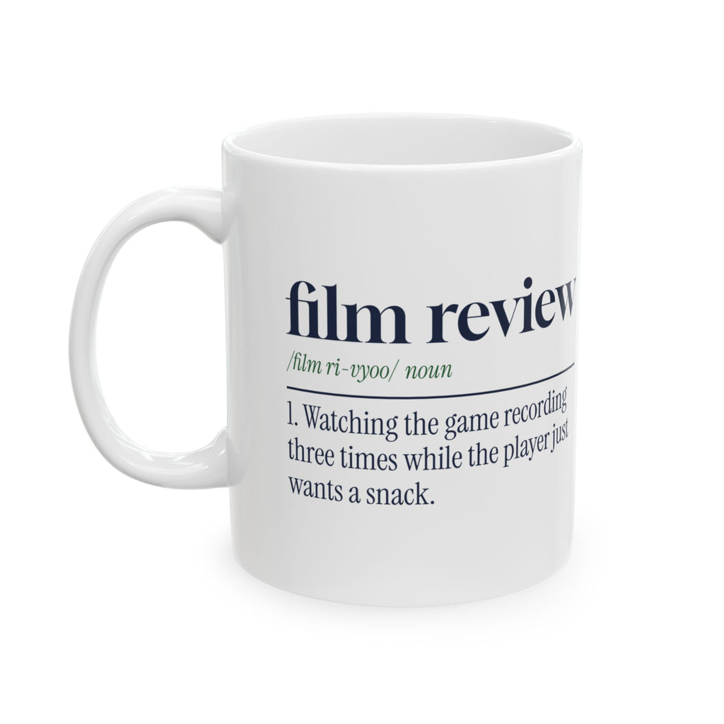 Funny Football Dad Coffee Mug Film Review Dictionary Definition