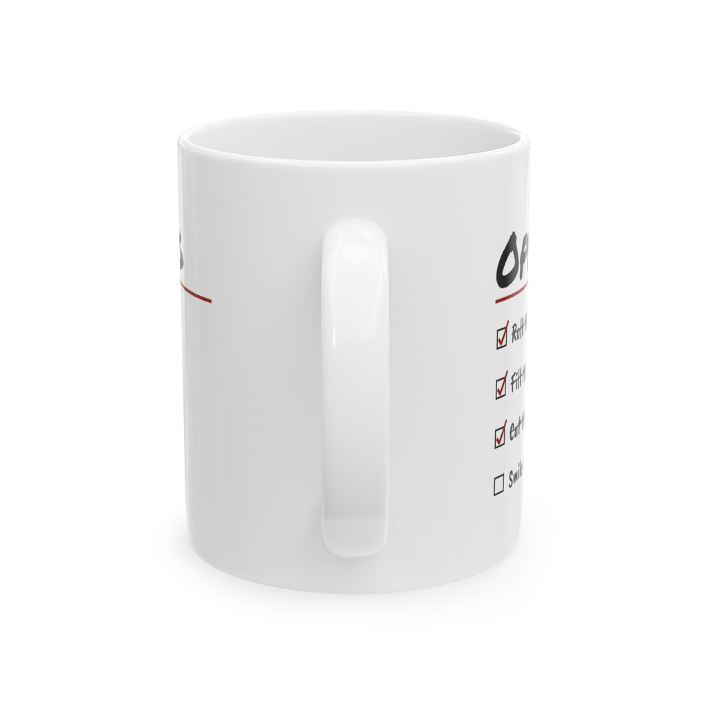 Funny Waitress Coffee Mug Roll 100 Silverware Fill The Ketchups