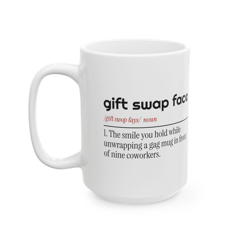 Funny White Elephant Coffee Mug Gift Swap Face Dictionary For Gift Swaps