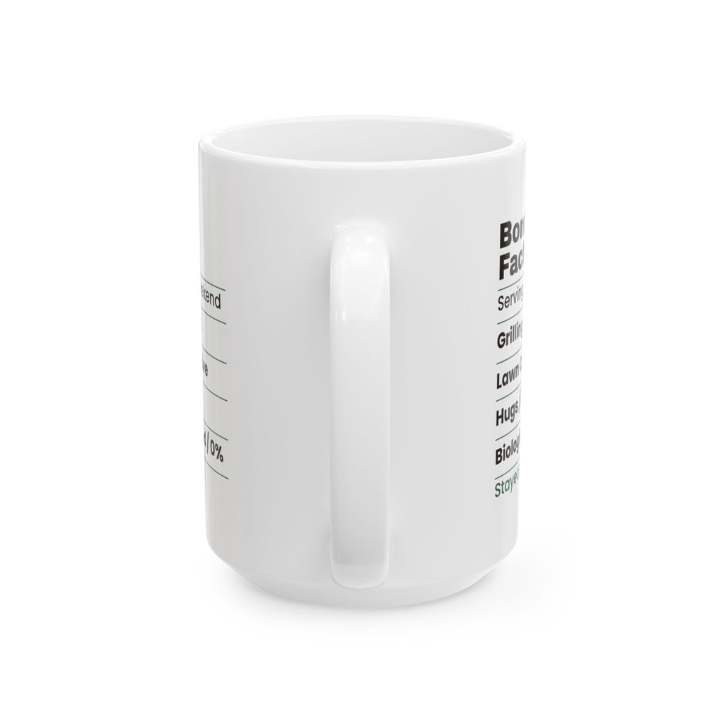 Bonus Dad Facts Coffee Mug Funny Label For Stepdads