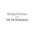 Funny Christmas Sticker Hosting Christmas Ask Me In January For Hosts
