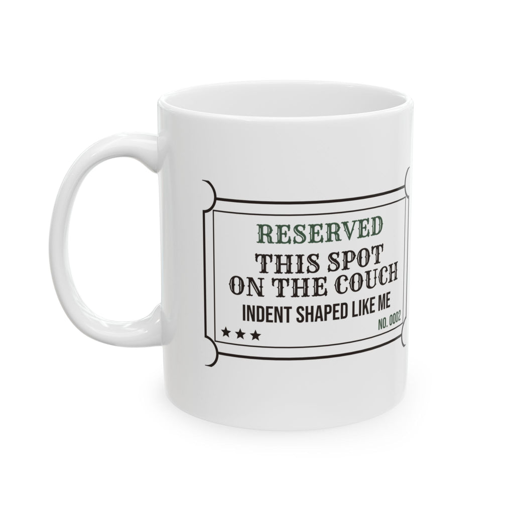 Homebody Coffee Mug Reserved Indent Shaped Like Me