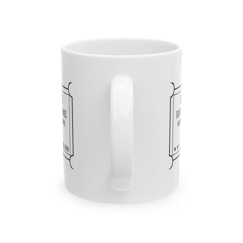 Funny Soccer Mom Mug Rainy 8 AM Game Ticket