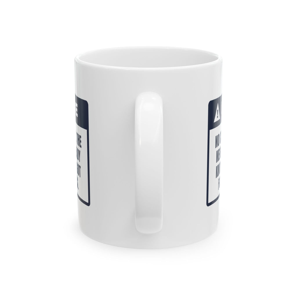 Funny Christmas Coffee Mug No Curtains Yet Warning For New Homeowners