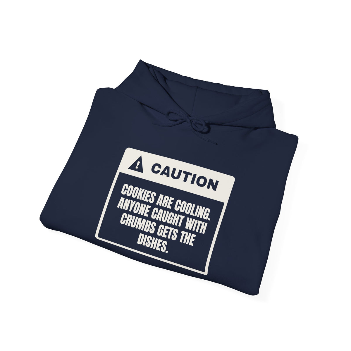 Funny Christmas Baking Hoodie Crumbs Mean Dish Duty Warning