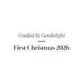 Christmas Sticker Cradled By Candlelight First Christmas 2026