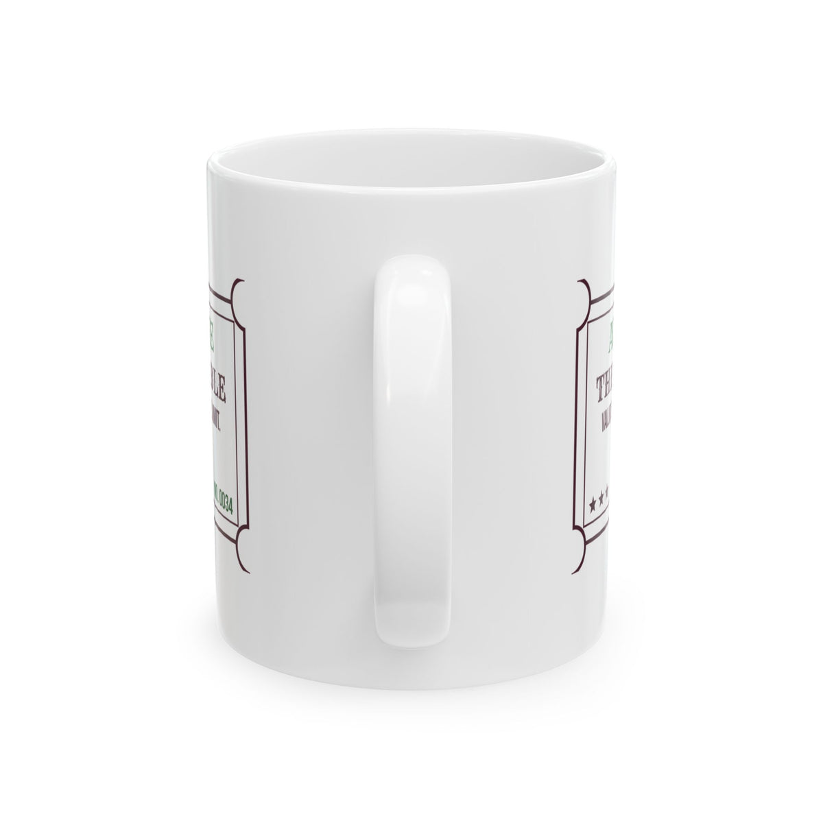 Funny Christmas Coffee Mug Kids' Table No Age Limit Ticket
