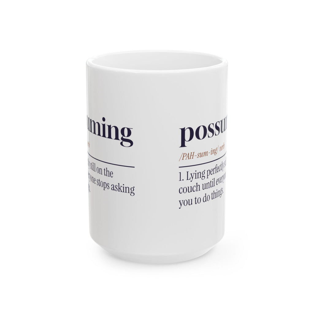 Funny Nap Coffee Mug Possuming Definition For Nap Lovers