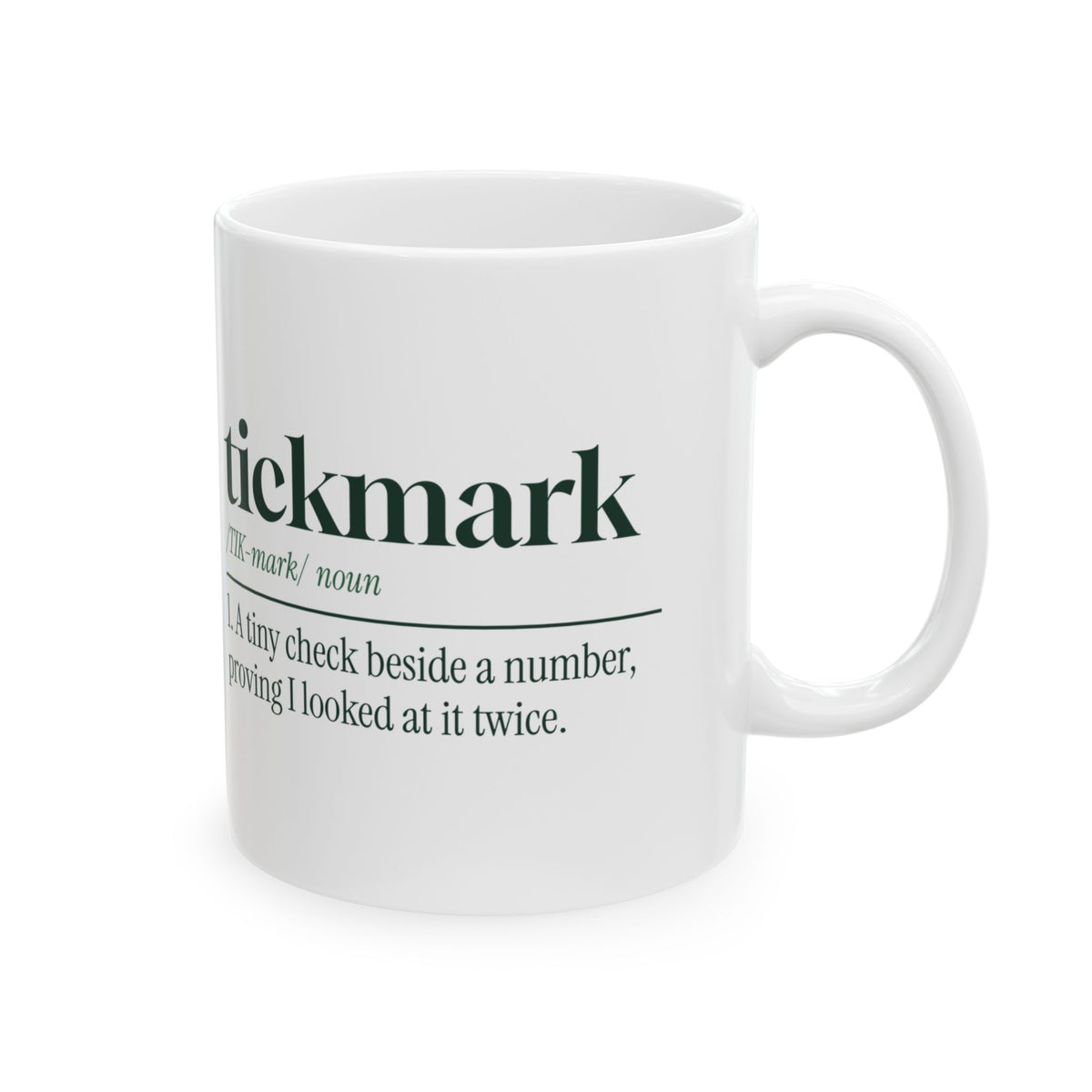Funny Accountant Coffee Mug Tickmark Definition For Accountants
