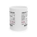 Funny Hairstylist Coffee Mug Just A Trim Two Inches Salon Receipt