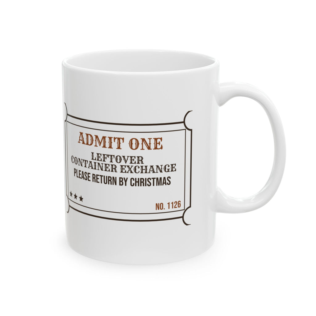 Funny Thanksgiving Host Coffee Mug Leftover Container Exchange
