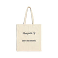 Christmas Tote Bag Sleepy Little Elf Baby's First Christmas