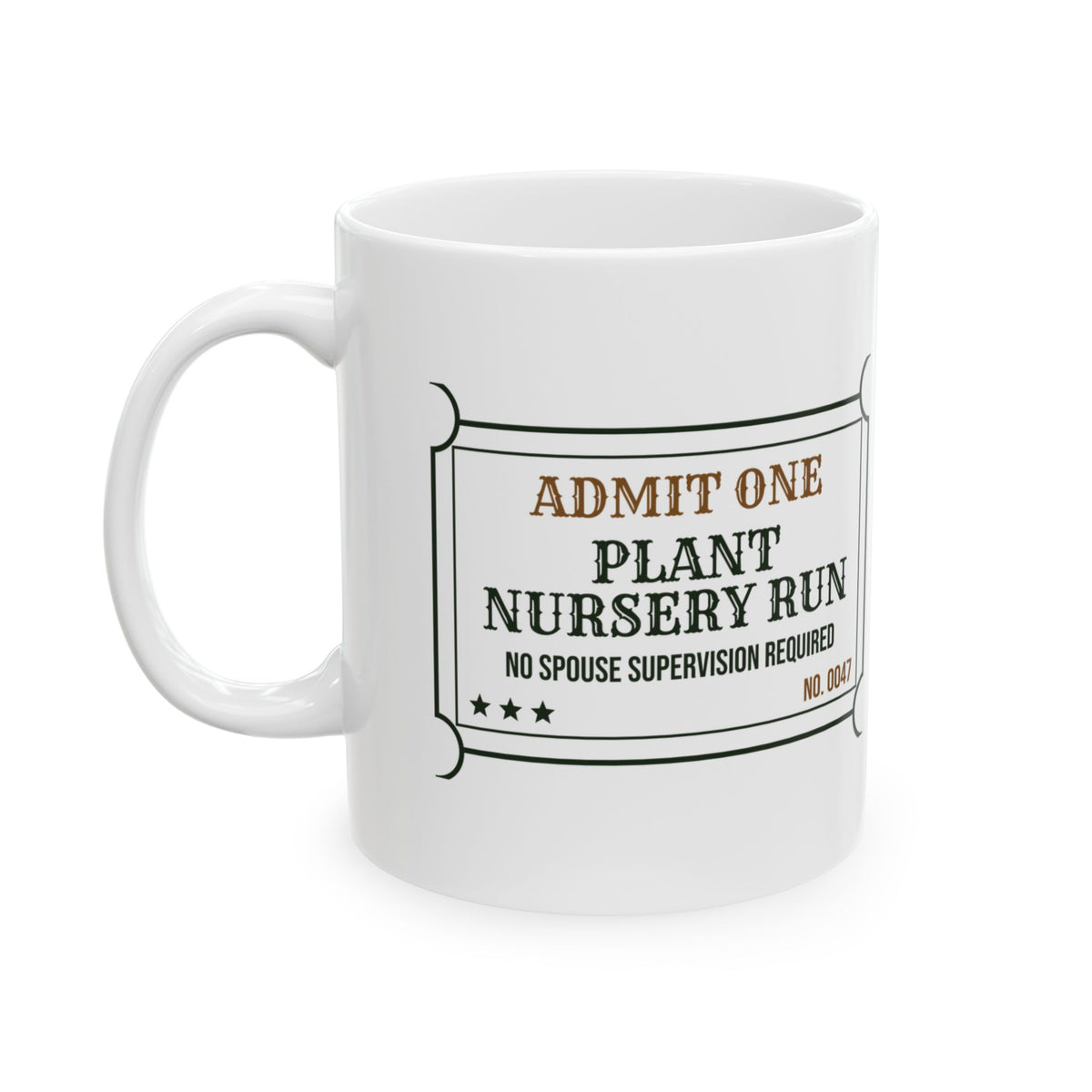 Plant Nursery Run Coffee Mug For Plant Lovers