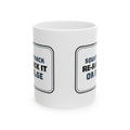 Squat Rack Coffee Mug, Re-Rack It Or Else For Gym